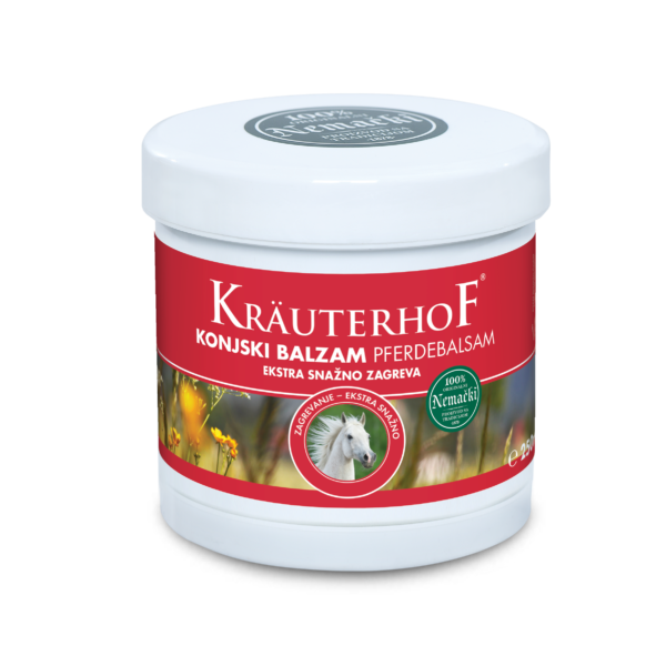 Krauterhof konjski balzam sa efek. toplote – ekstra jak 250ml