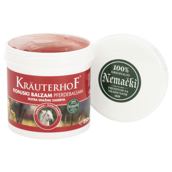 Krauterhof konjski balzam sa efek. toplote – ekstra jak 250ml - Image 2