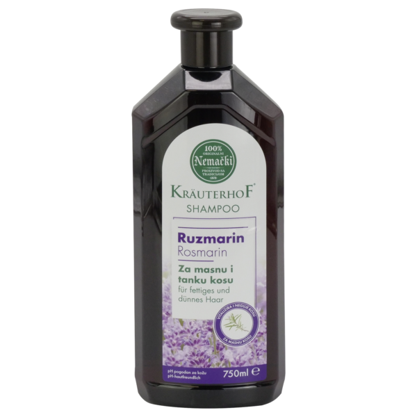 Krauterhof šampon ruzmarin za masnu kosu 750ml
