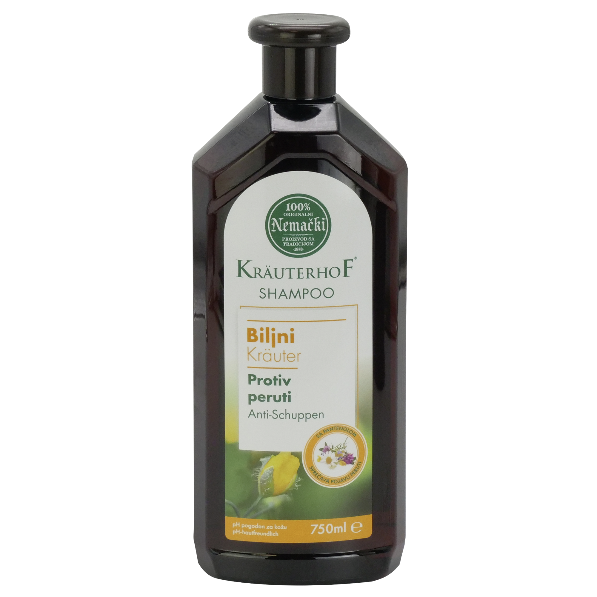 Krauterhof šampon biljni protiv peruti 750ml